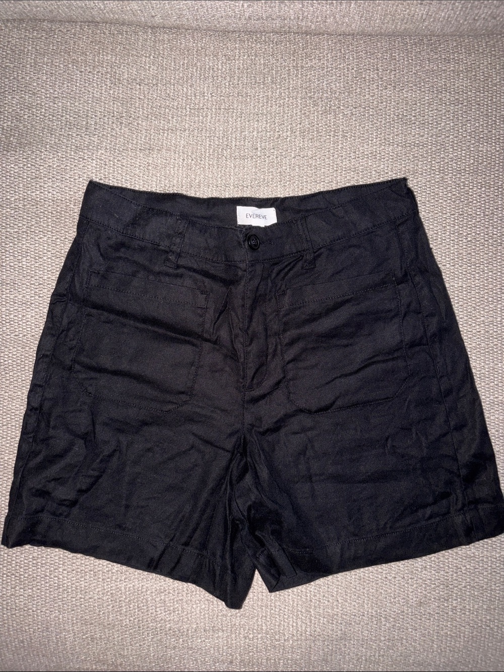 Evereve Emily Stretch Linen Walking Shorts